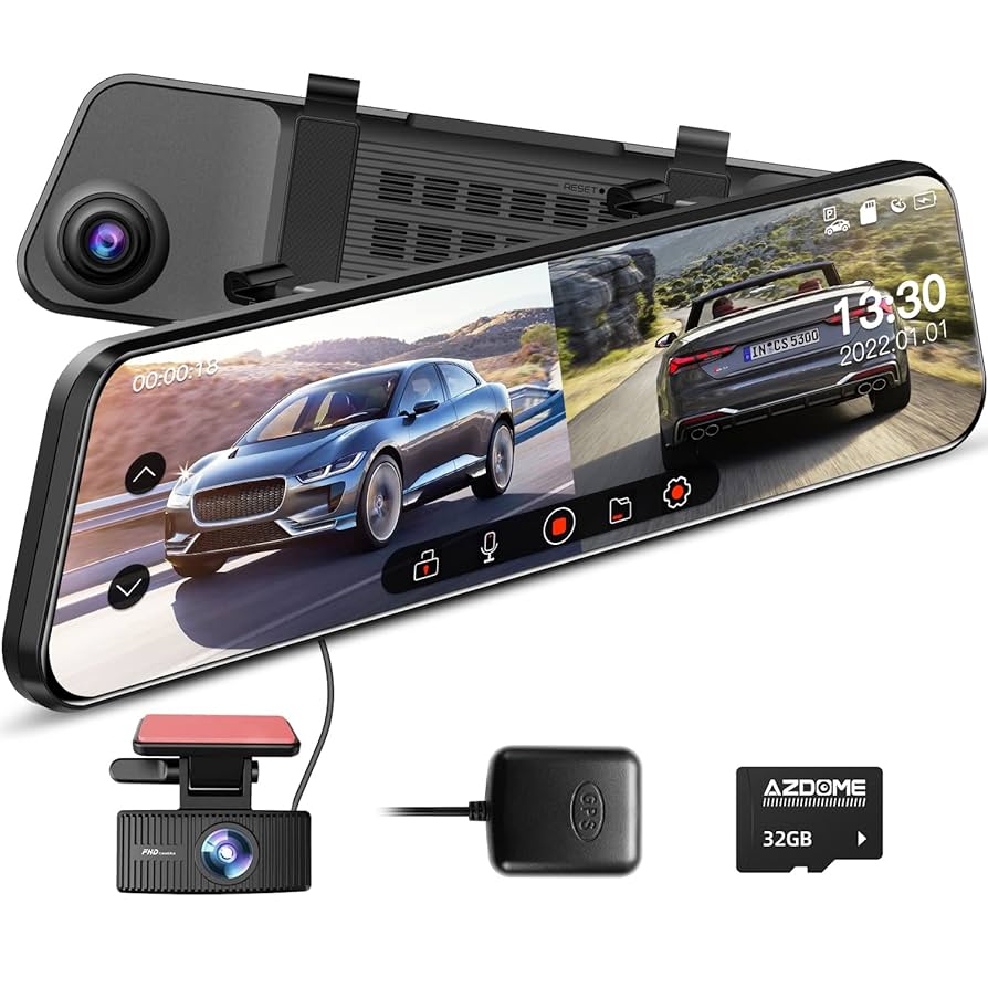 ドライブレコーダー ミラー型 GPS 12インチ大画面 Amazon | ドライブレコーダー ミラー型 【2024年新モデル・12